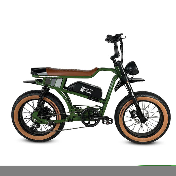 Golden Cycles Panthro E Bike 20" x 4.0 (Green)