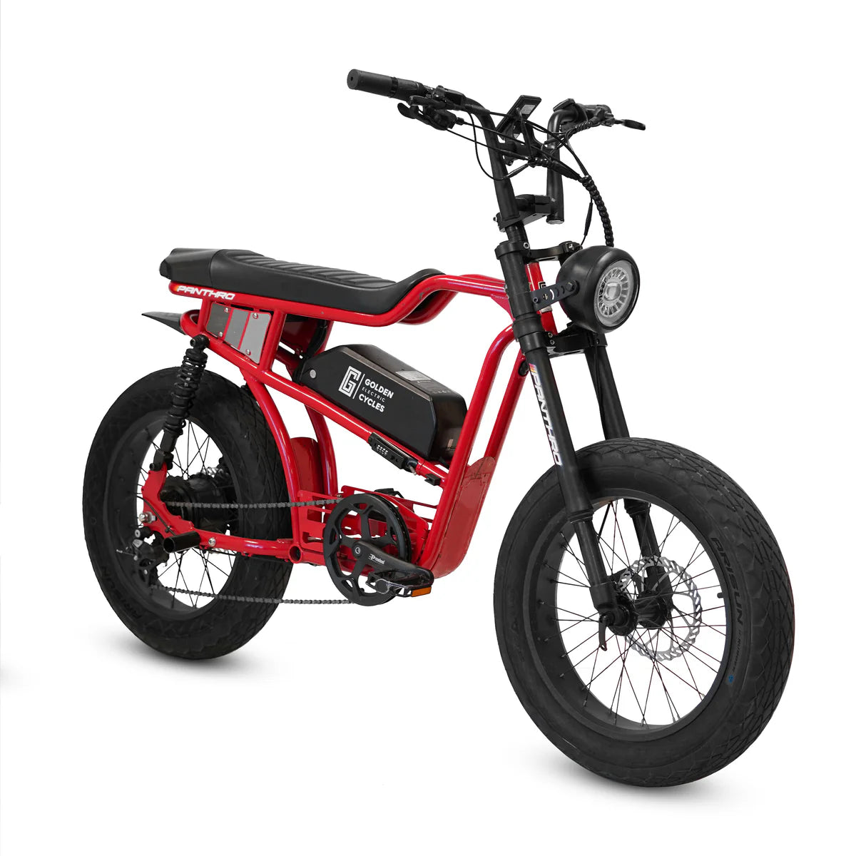 Golden Cycles Panthro E Bike 20" x 4.0 (Red)
