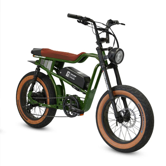 Golden Cycles Panthro E Bike 20" x 4.0  (Green)